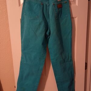 Wrangler Teal Cotton Fabric